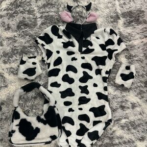 Sexy cow Halloween one piece costume women